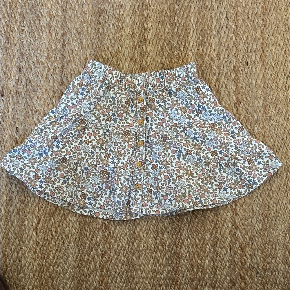 Charming Floral Kids Skirt